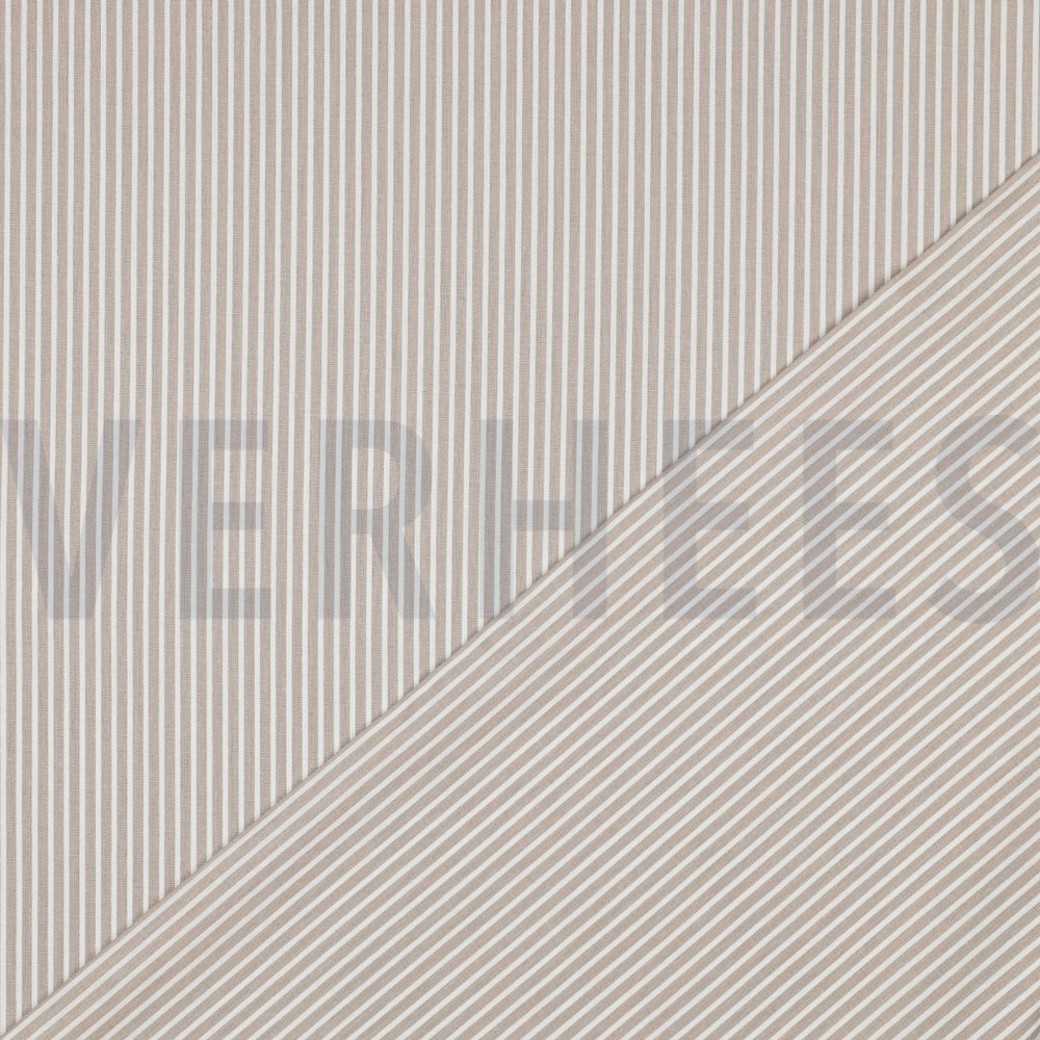 POPLIN STRIPE SAND #4