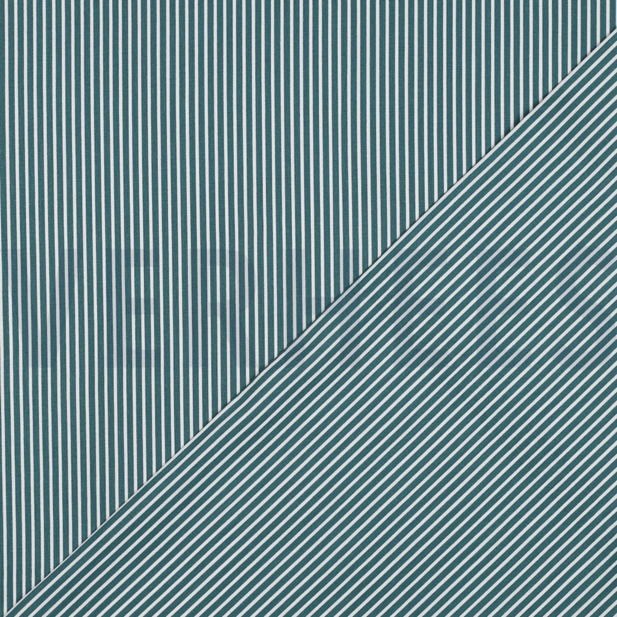 POPLIN STRIPE PETROL (high resolution) #4