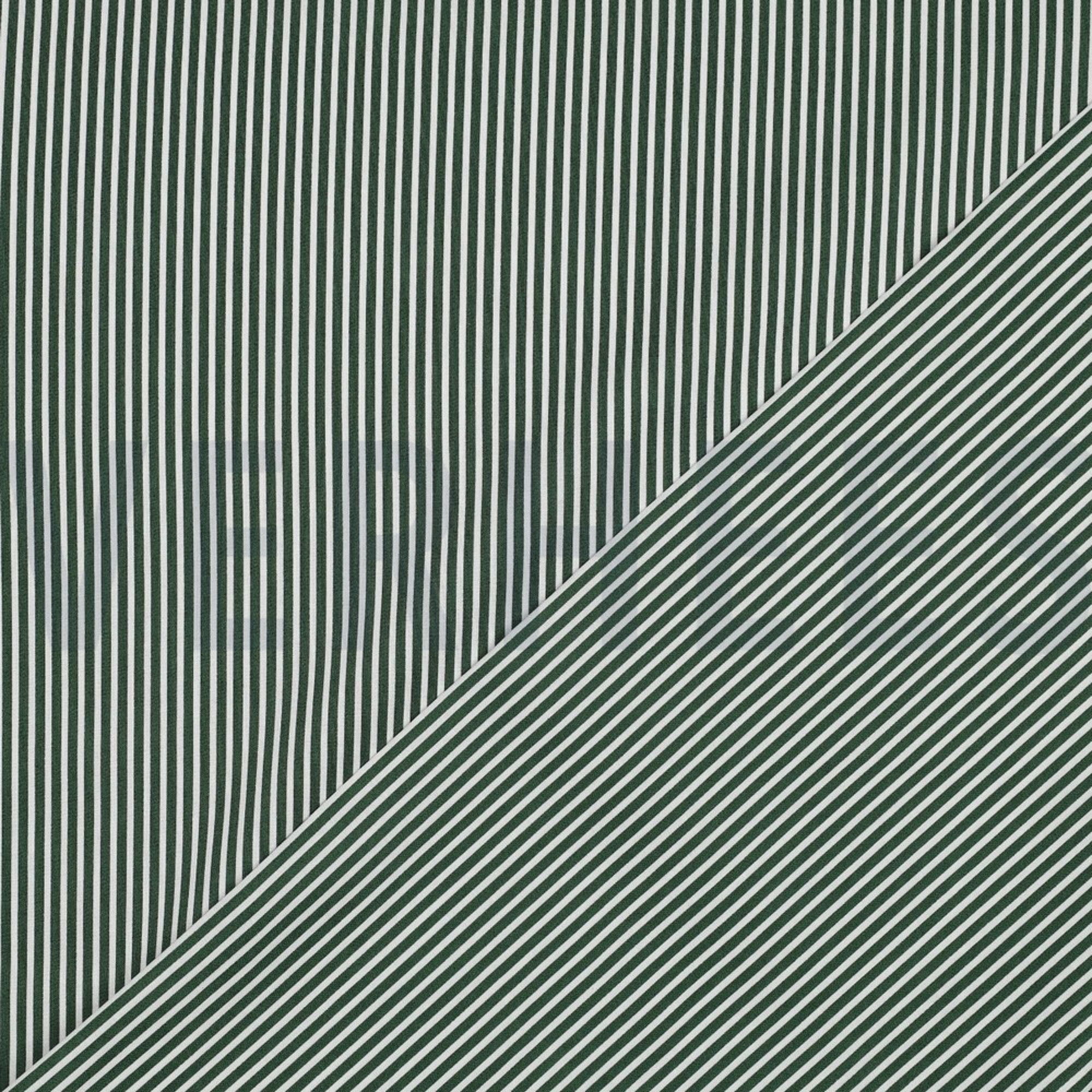 POPLIN STRIPE DARK GREEN (high resolution) #4