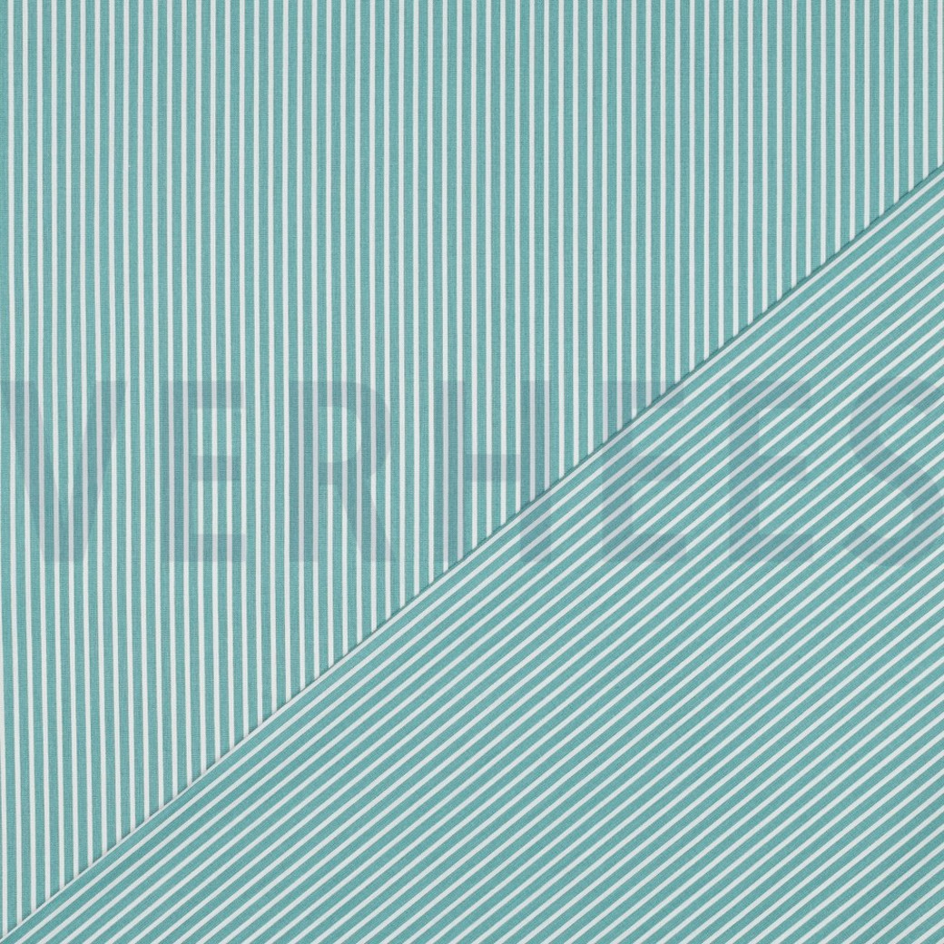 POPLIN STRIPE OLD GREEN #4