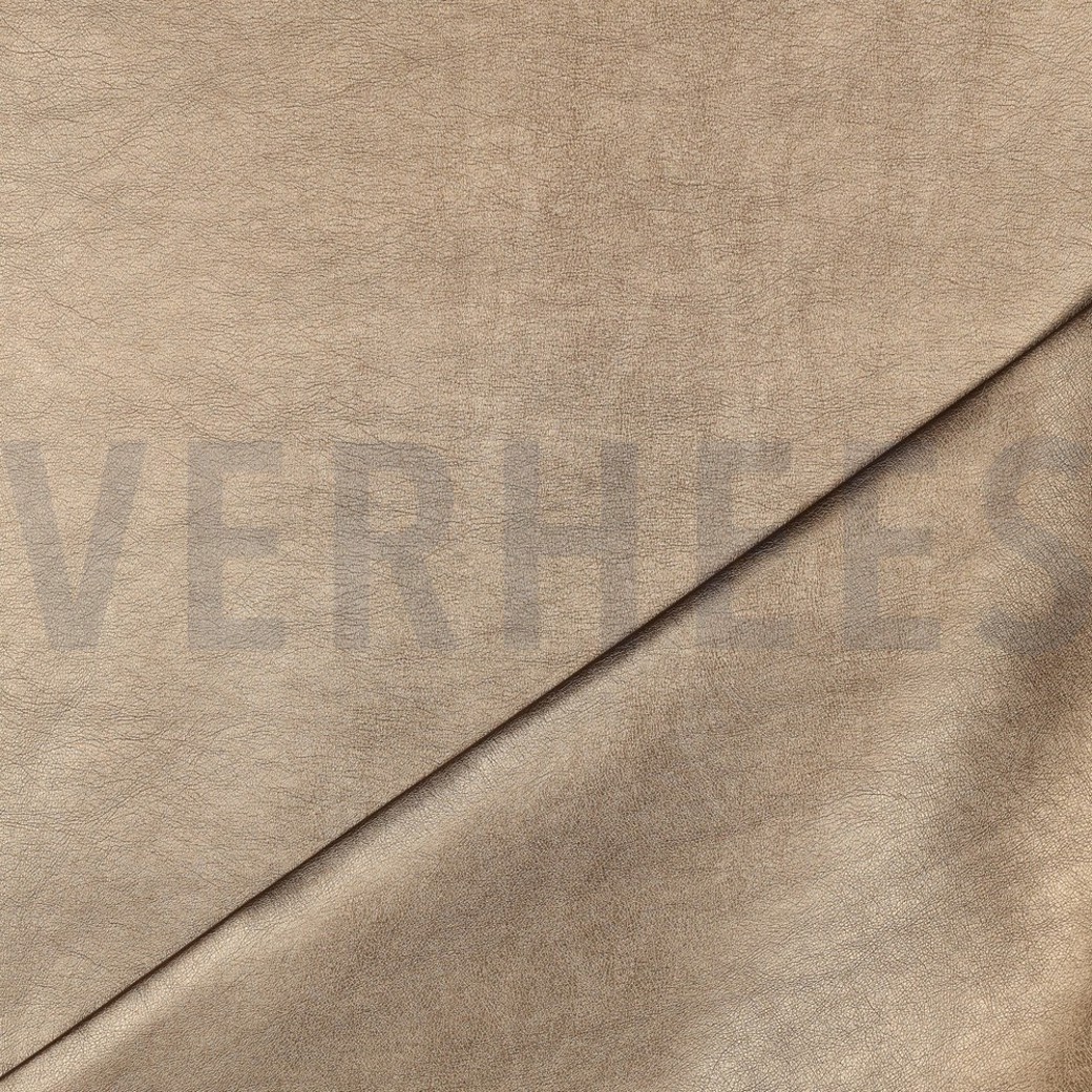 FAUX LEATHER COPPER METALLIC #4