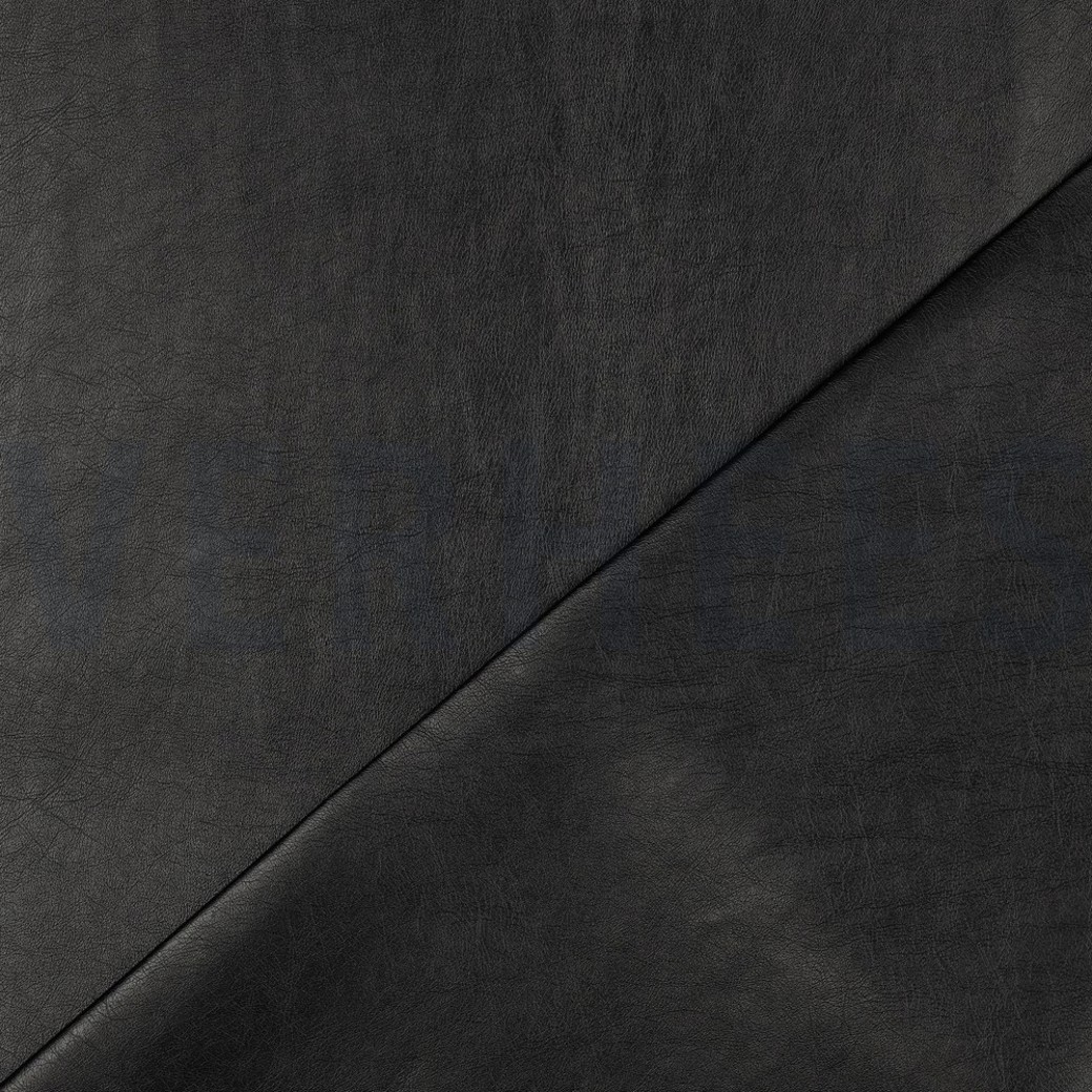 FAUX LEATHER ANTHRACITE METALLIC #4