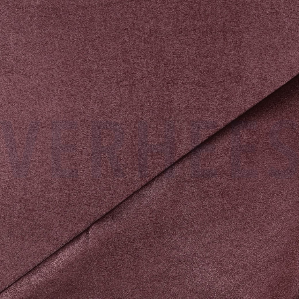 FAUX LEATHER BERRY METALLIC #4