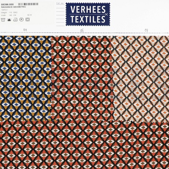 VISKOSE RADIANCE GEOMETRISCH OCKER #7