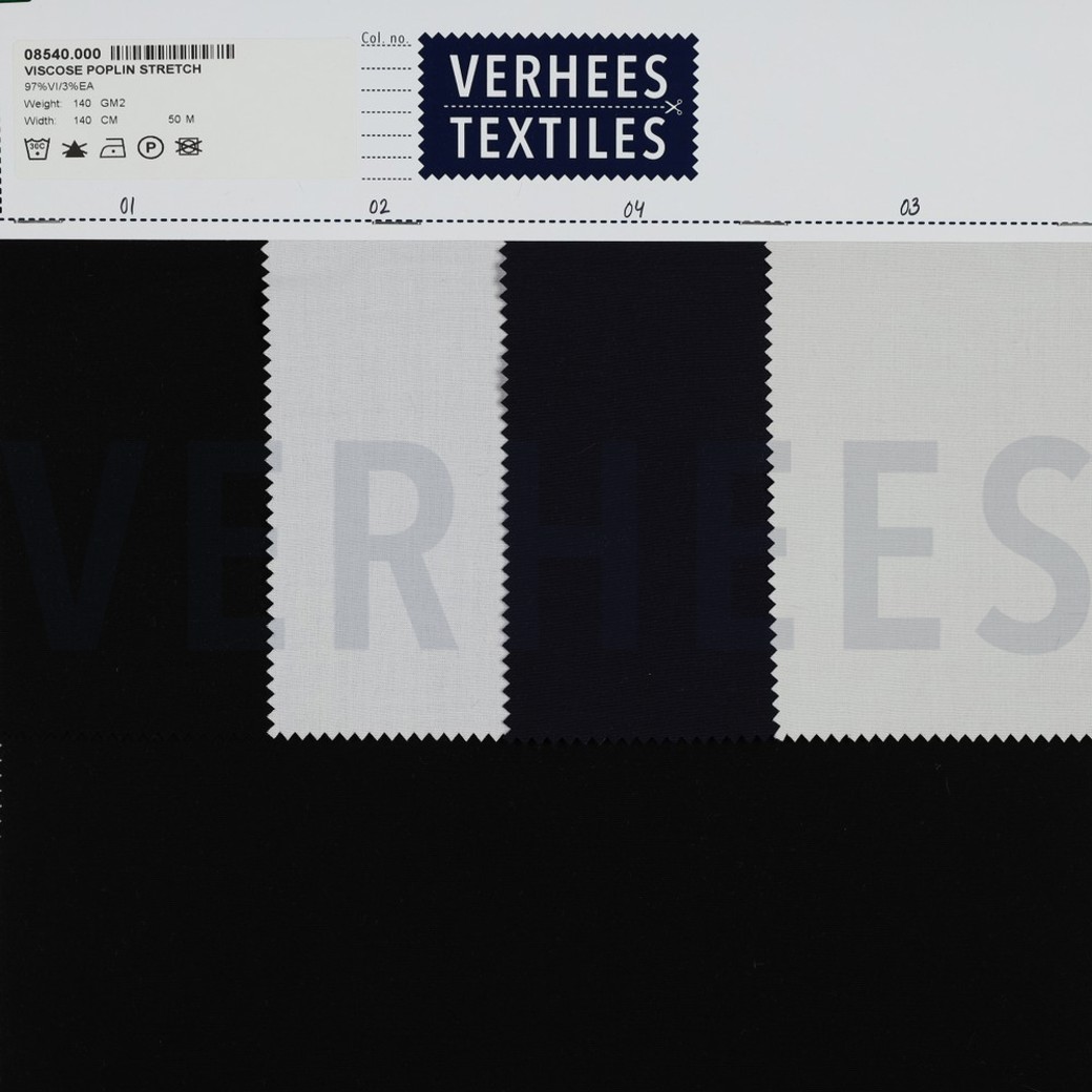 VISCOSE STRETCH BLACK #4