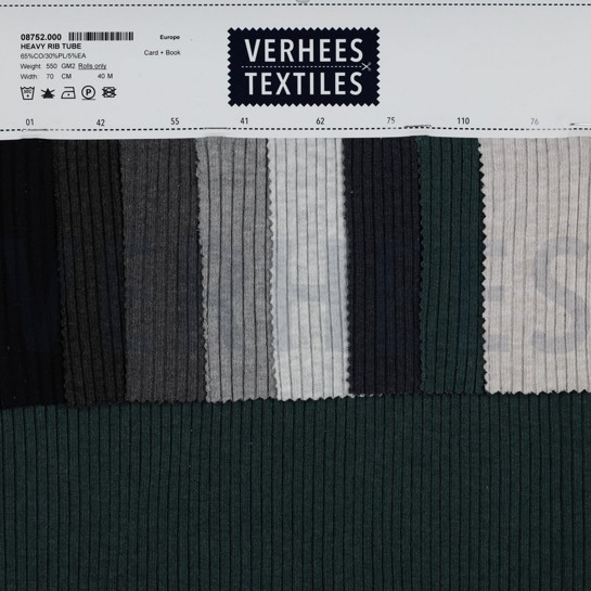 ZWARE RIB TUBE BLAUW GEMÊLEERD #7