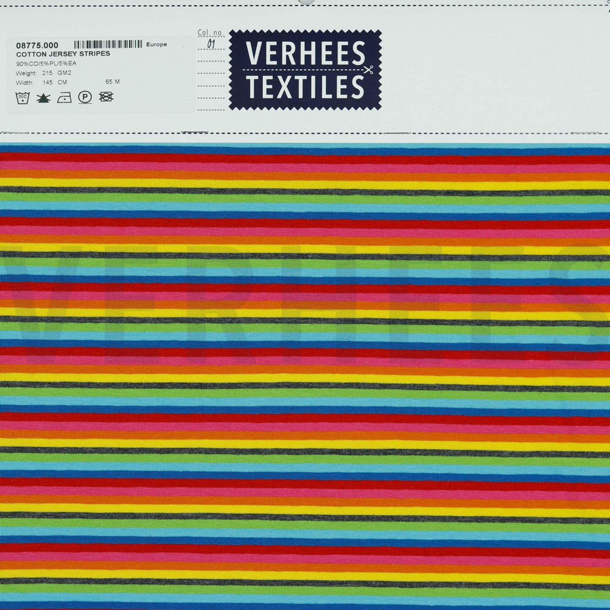 COTTON JERSEY YARN DYED STRIPES MULTICOLOUR (high resolution) #4