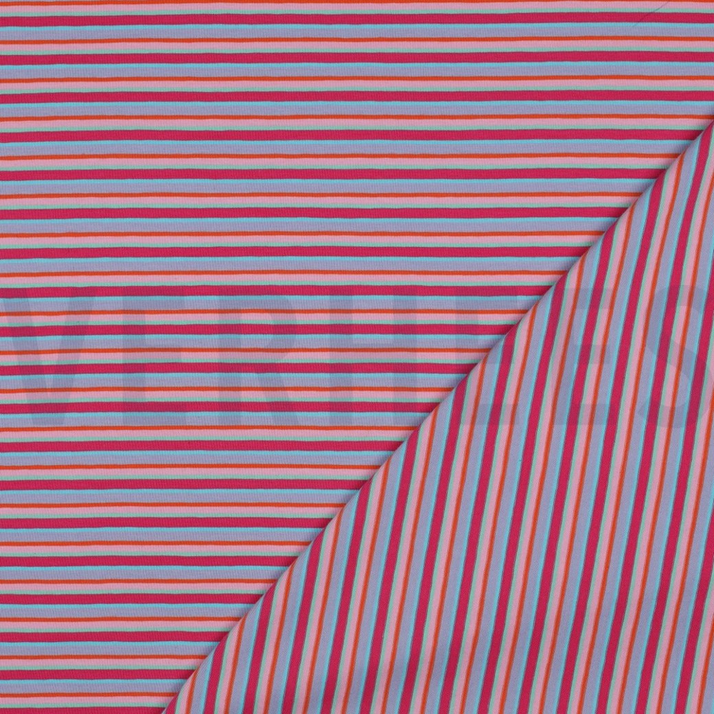 COTTON JERSEY YARN DYED STRIPES MULTICOLOUR #4
