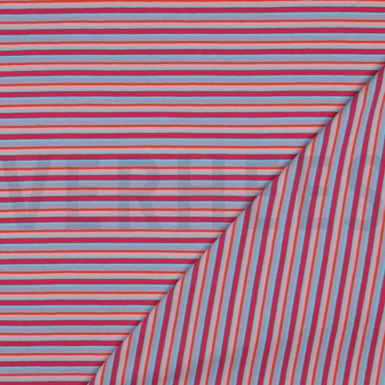 COTTON JERSEY YARN DYED STRIPES MULTICOLOUR #7