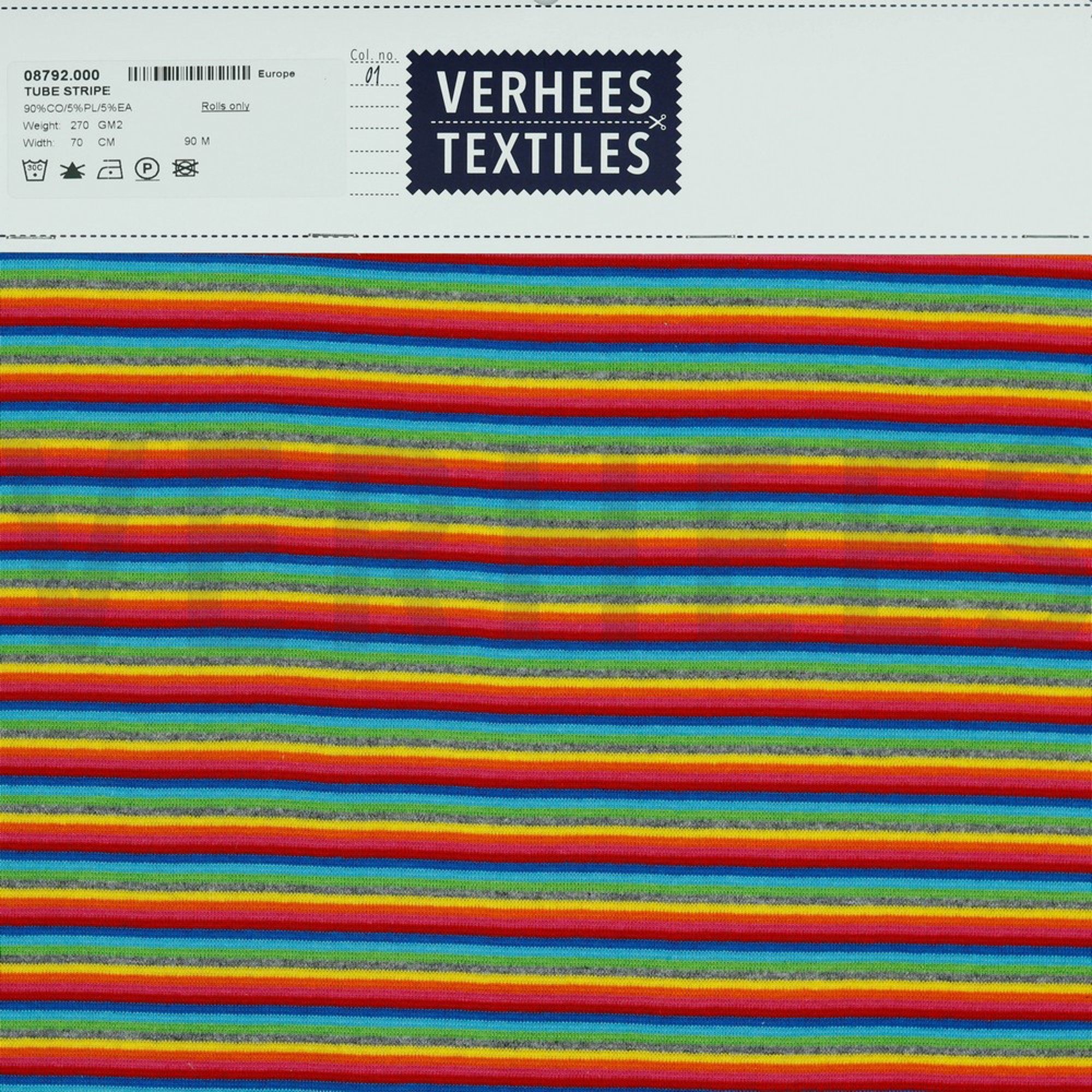 TUBE STRIPE MULTICOLOUR (high resolution) #4