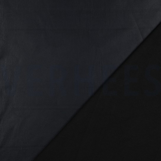 FAUX LEATHER SOFT STRETCH NAVY #7