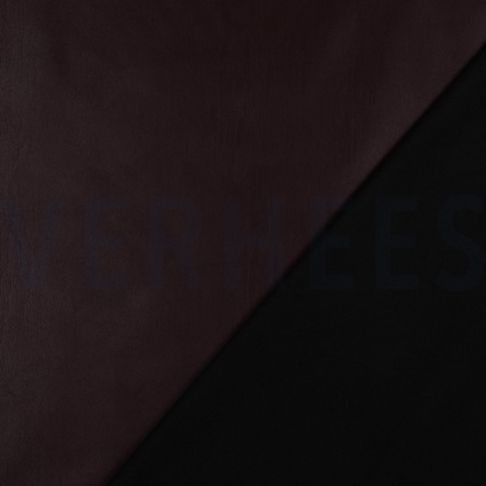 FAUX LEATHER SOFT STRETCH BORDEAUX #7