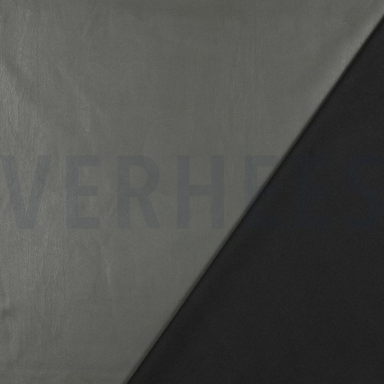 IMITATIELEER ZACHT STRETCH LEGERGROEN #7