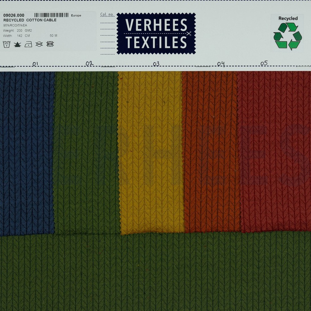 RECYCLED  COTTON CABLE KHAKI #4