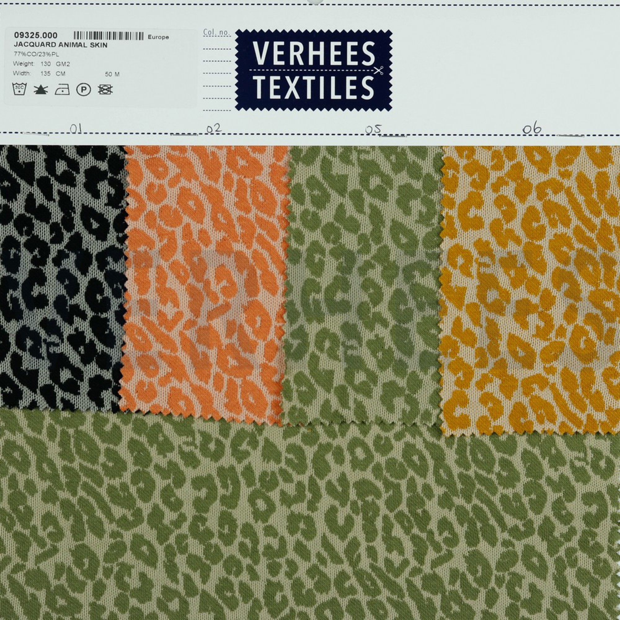 JACQUARD ANIMAL SKIN LIGHT SALMON/CORAL (high resolution) #4