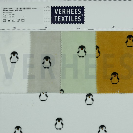 NICKY VELOURS SWEET PENGUIN KAMEL #7