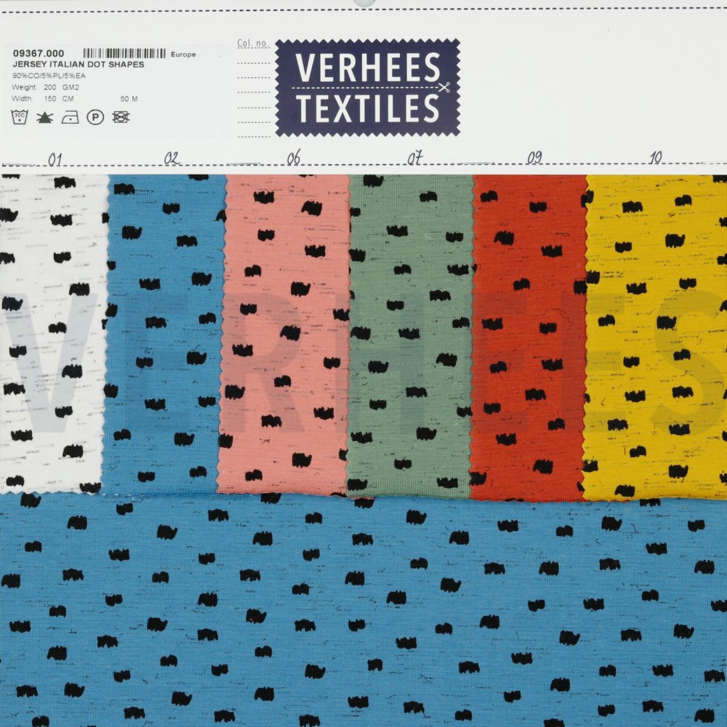 JERSEY ITALIAN DOT SHAPES TERRA #4
