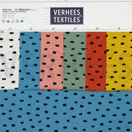 JERSEY ITALIAN DOT SHAPES TERRA #7