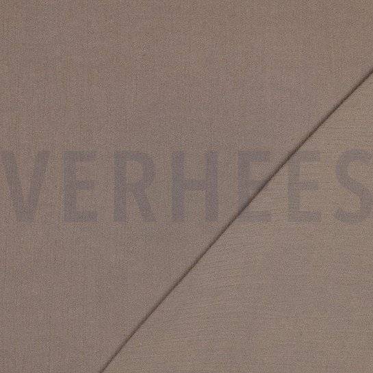 LINEN VISCOSE CRINKLE TAUPE #7