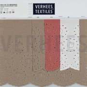 DOUBLE GAUZE BORDER 1-SIDE CORAL (thumbnail) #4
