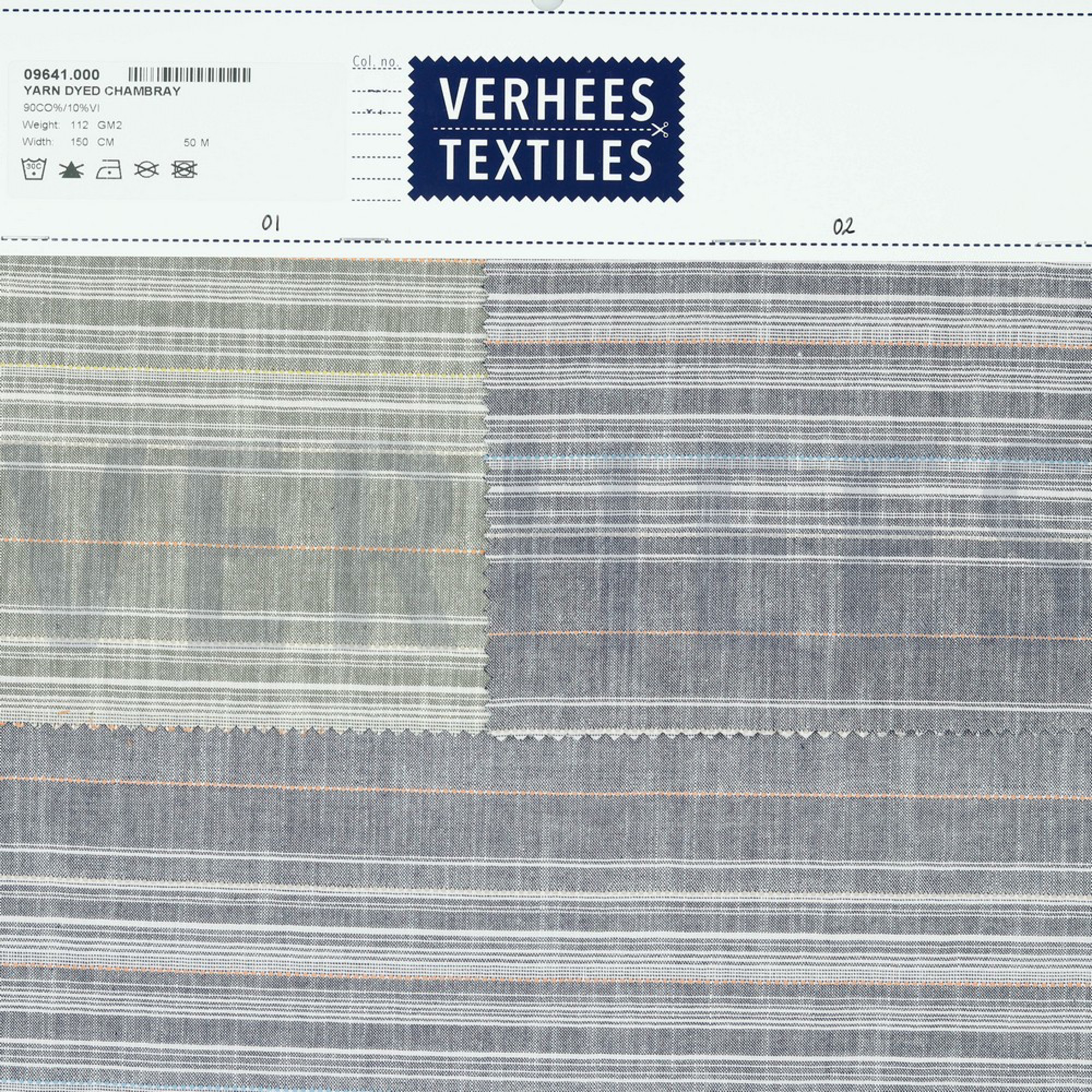 YARN DYED CHAMBRAY OLIVE (high resolution) #4