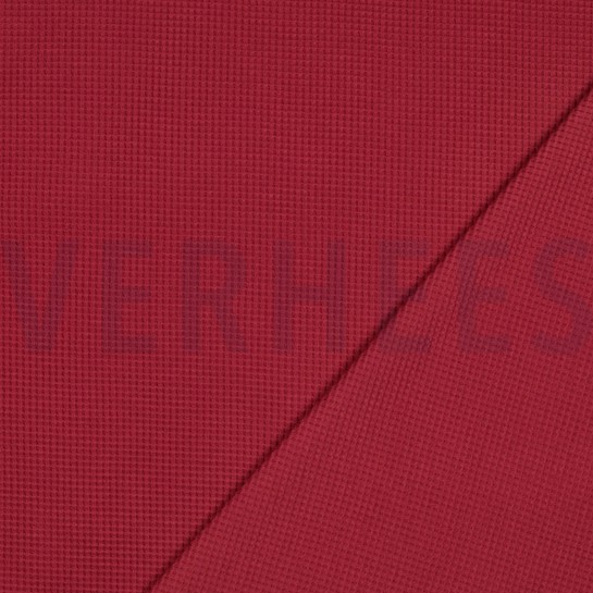 WAFFLE JERSEY GOTS BORDEAUX #7