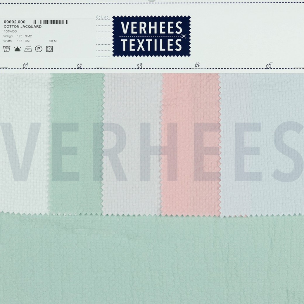 COTTON JACQUARD LIGHT BLUE #4