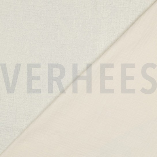 DOUBLE GAUZE FOIL ECRU #7