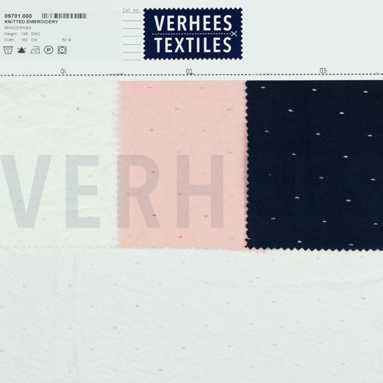 EYELET STRETCH ROSA #7