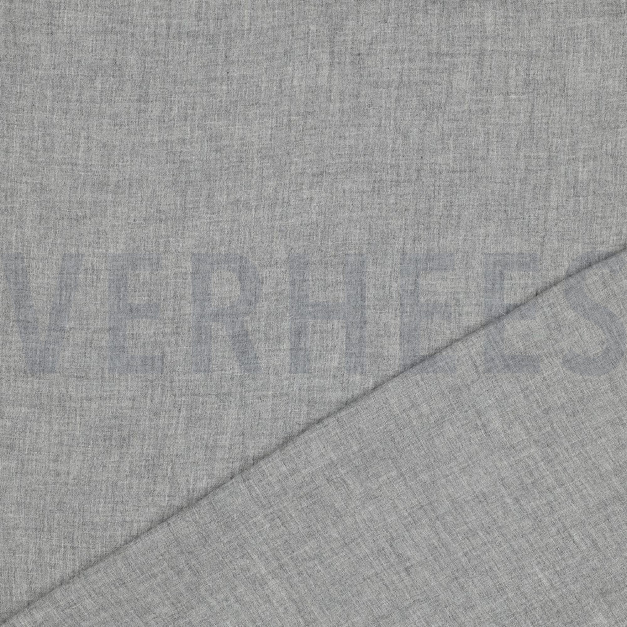 DOUBLE GAUZE MELANGE LIGHT GREY MELANGE (high resolution) #4