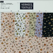 DOUBLE GAUZE DIGITAL ANIMAL SKIN WHITE (thumbnail) #4