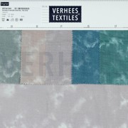 DOUBLE GAUZE DIGITAL TIE DYE DARK CYAN (thumbnail) #4