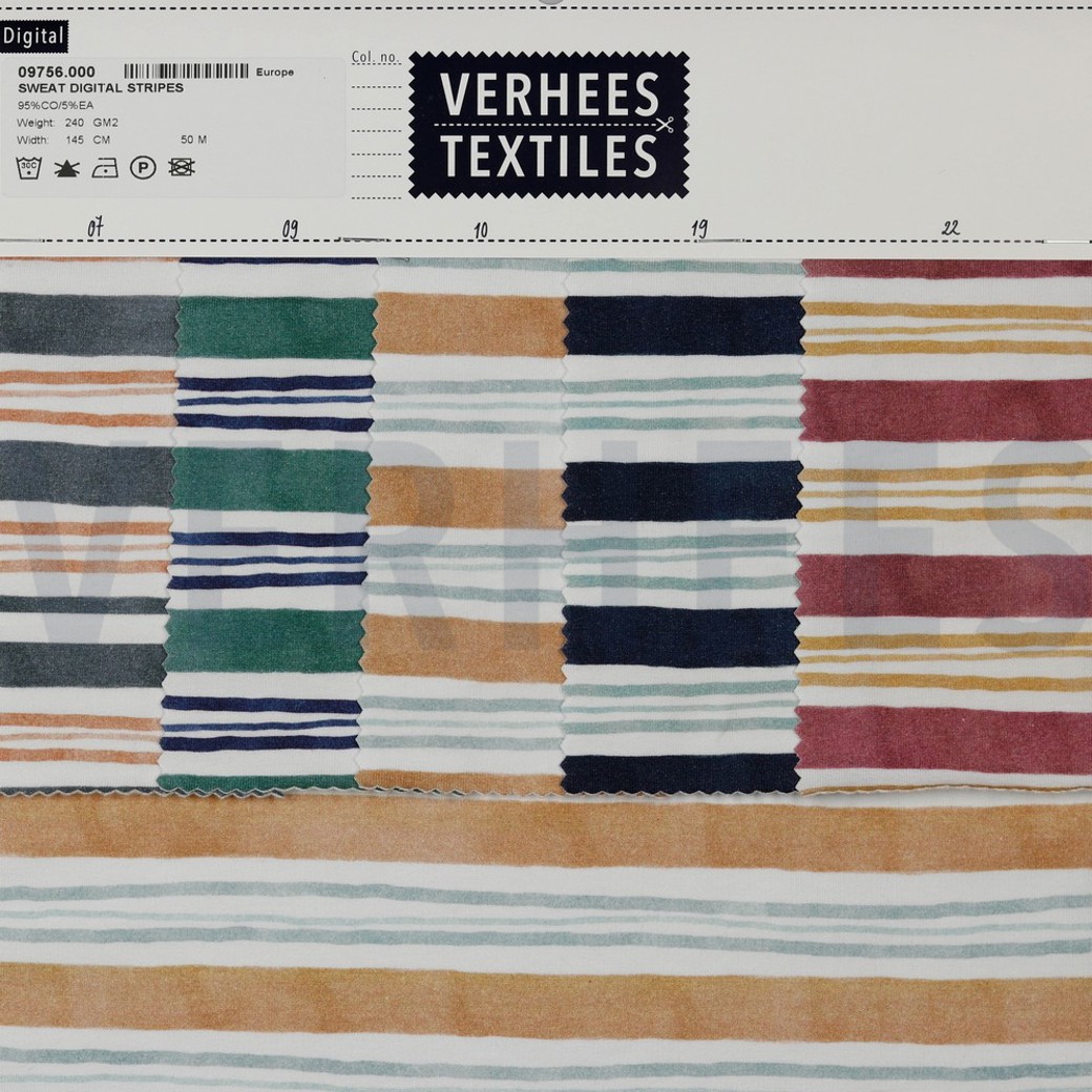 SWEAT DIGITAL STRIPES JEANS #4