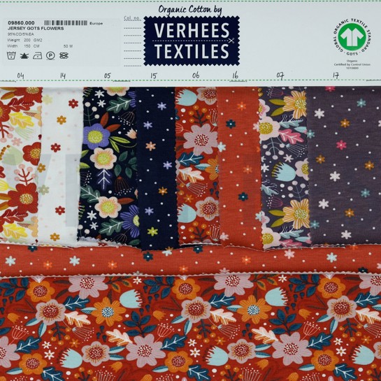 JERSEY GOTS FLOWERS BRICK #7