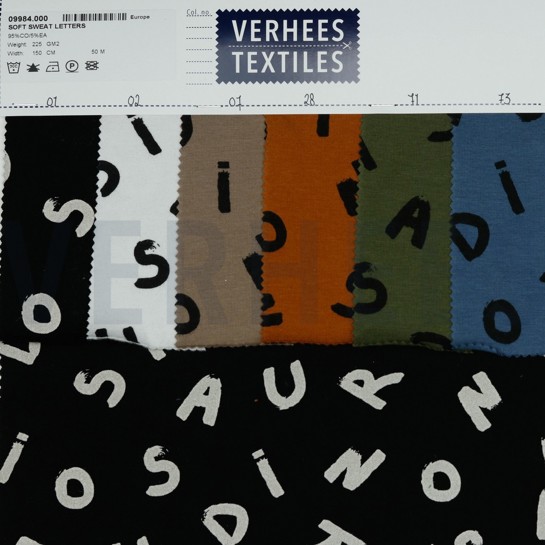 SOFT SWEAT BUCHSTABEN TAUPE #7