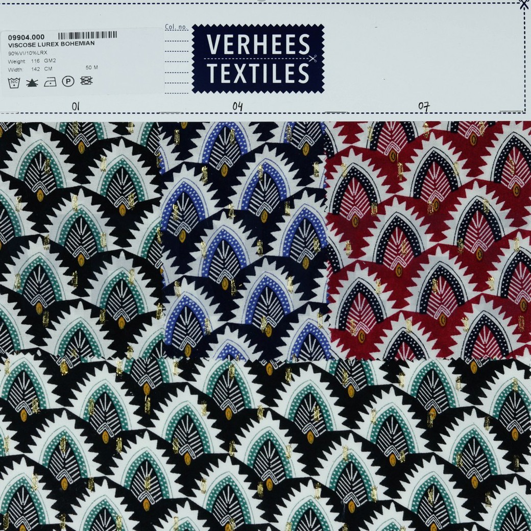 VISCOSE LUREX BOHEMIAN BERRY #4