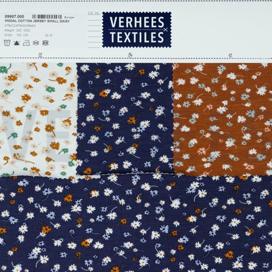 MODAL KATOEN JERSEY KLEINE MARGRIET WIT #7