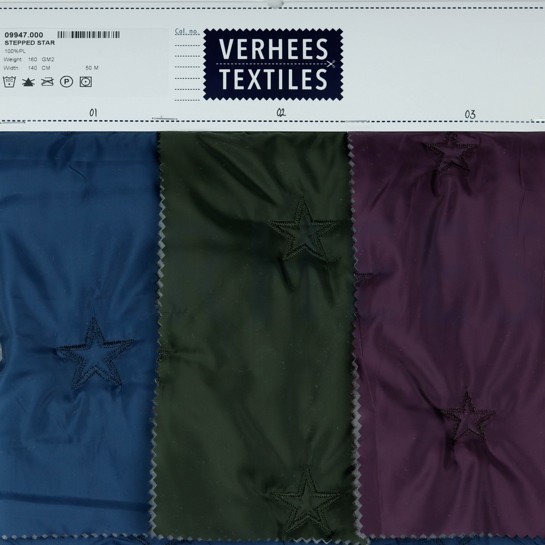 GEWATTEERD STER LEGERGROEN #7