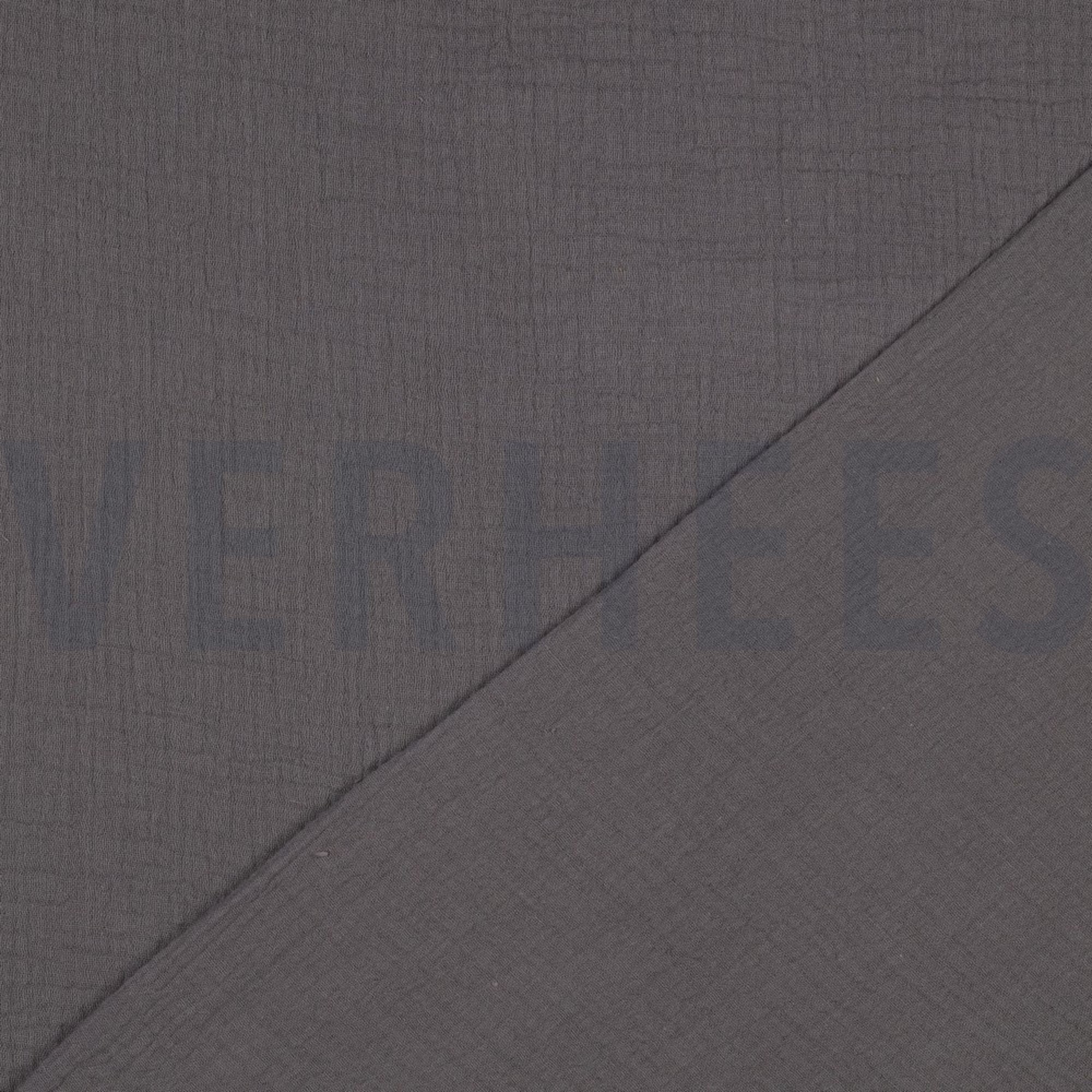 DOUBLE GAUZE DARK GREY (high resolution) #4