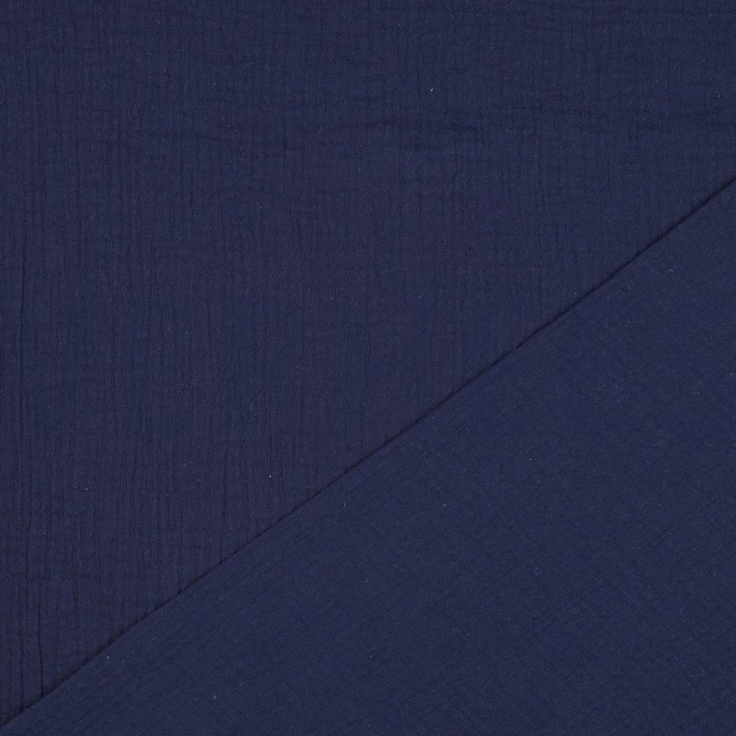 DOUBLE GAUZE NAVY #4