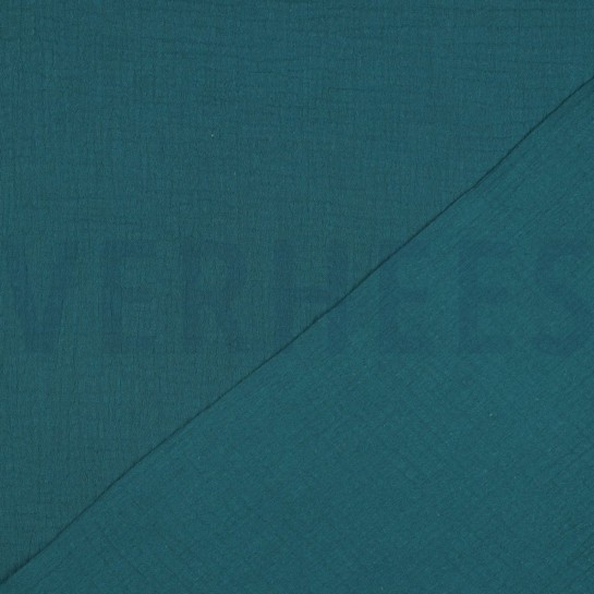 DOUBLE GAUZE DARK CYAN #7