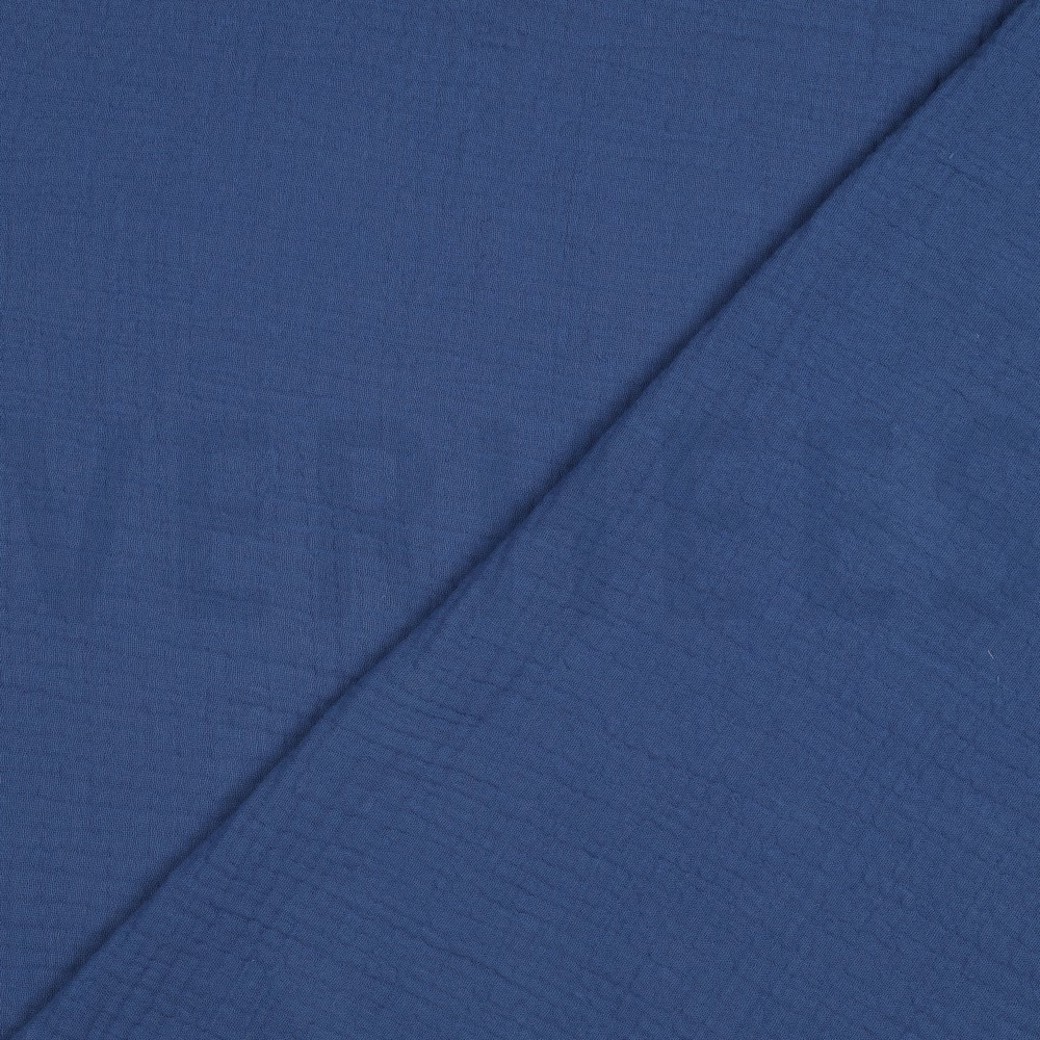 DOUBLE GAUZE MIDNIGHT BLUE #4
