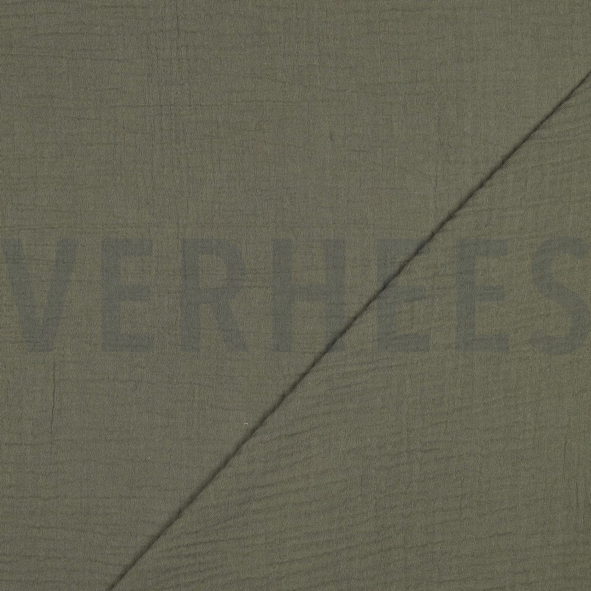 DOUBLE GAUZE DARK MOSS GREEN (high resolution) #4