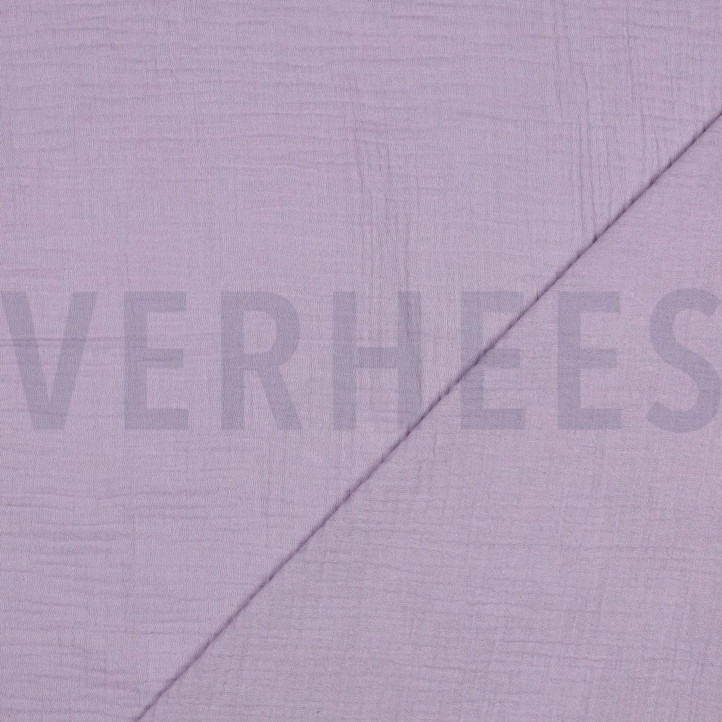 DOUBLE GAUZE DARK LILAC #4