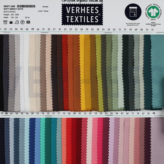 SOFT SWEAT GOTS TURQUOISE #7