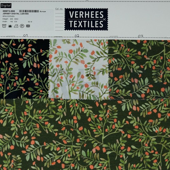 JERSEY DIGITAAL BLADEREN WIT #7