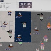 JERSEY DIGITAL PIRATES ANIMALS ROCK GREY (thumbnail) #4
