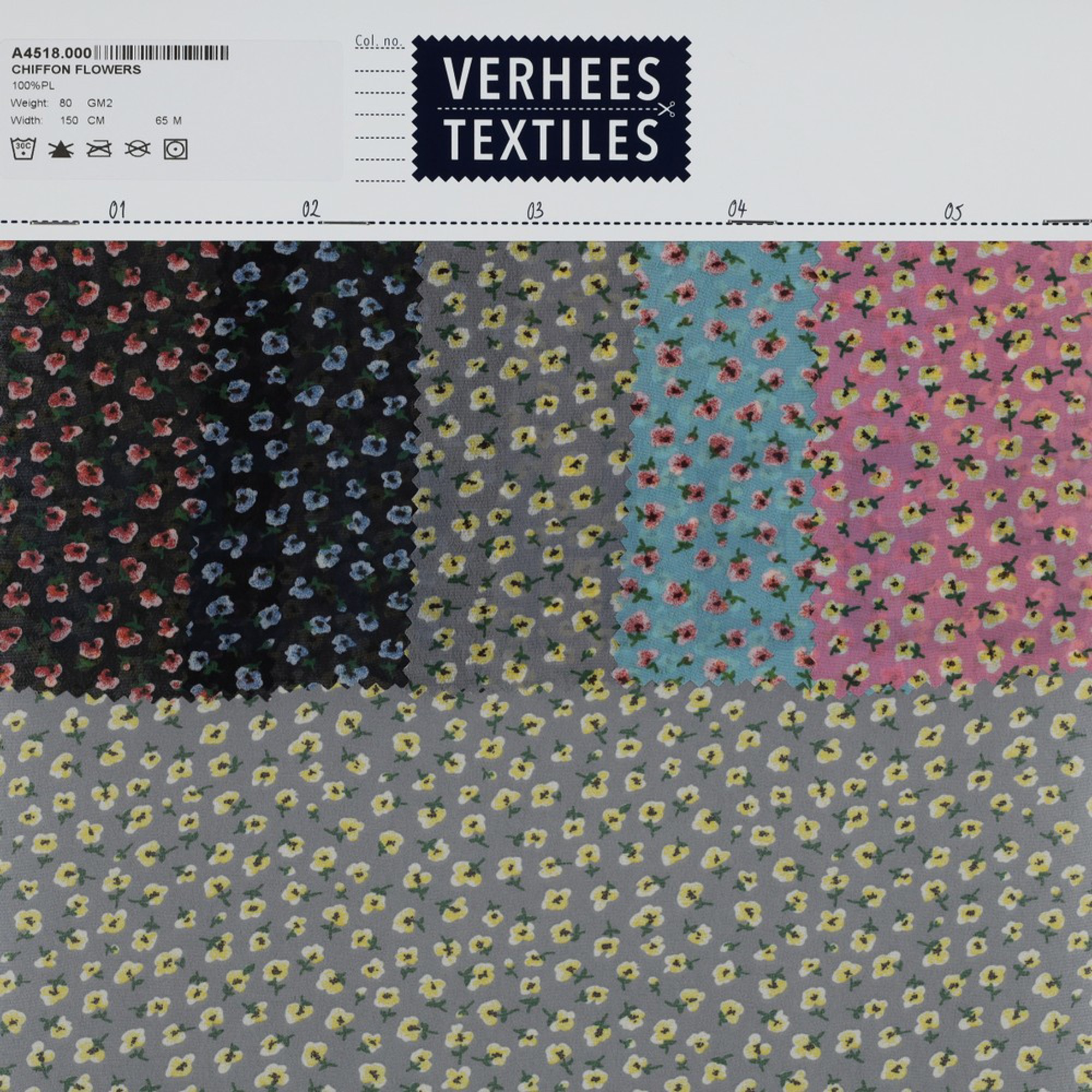 CHIFFON FLOWERS GREY (high resolution) #4