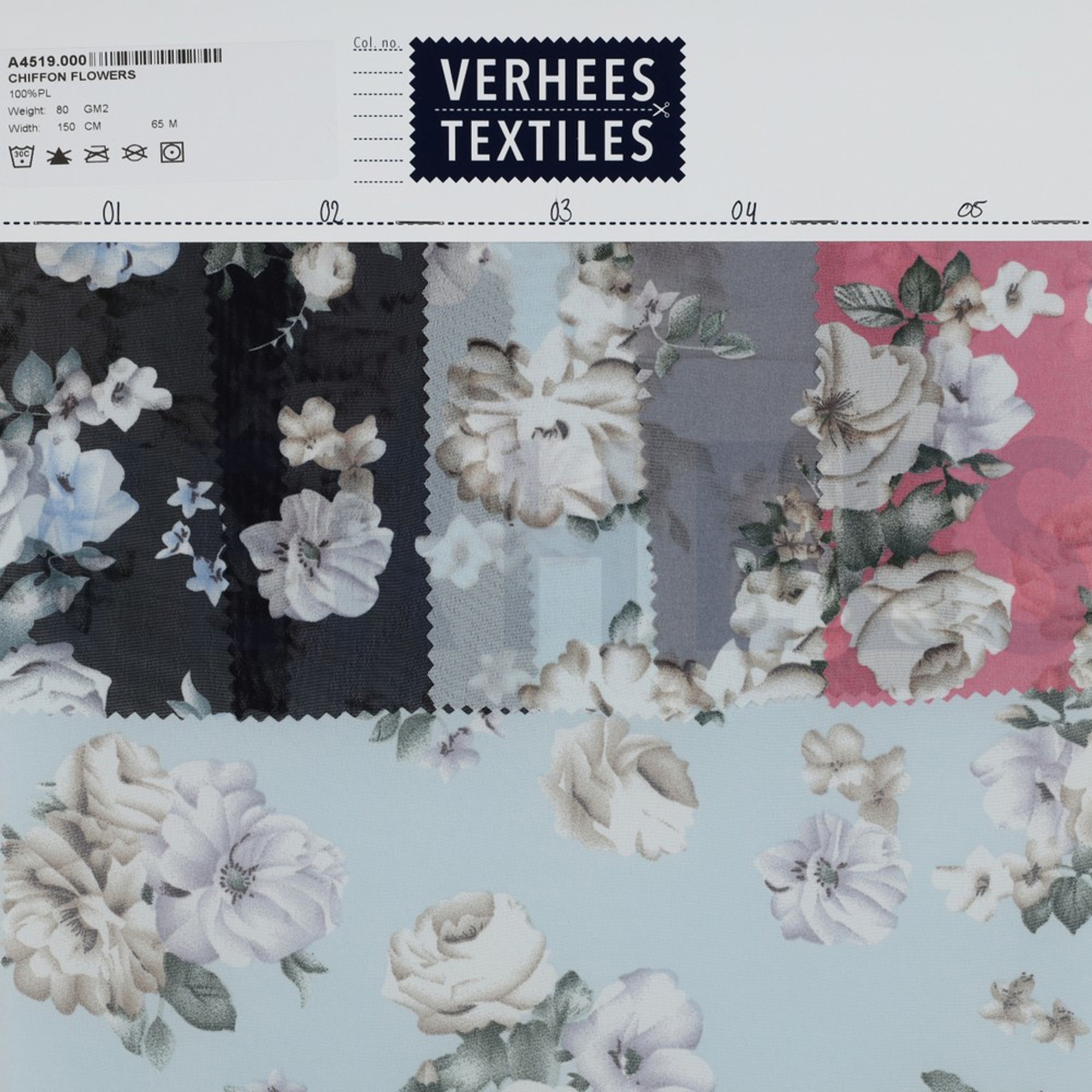 CHIFFON FLOWERS GREY (high resolution) #4