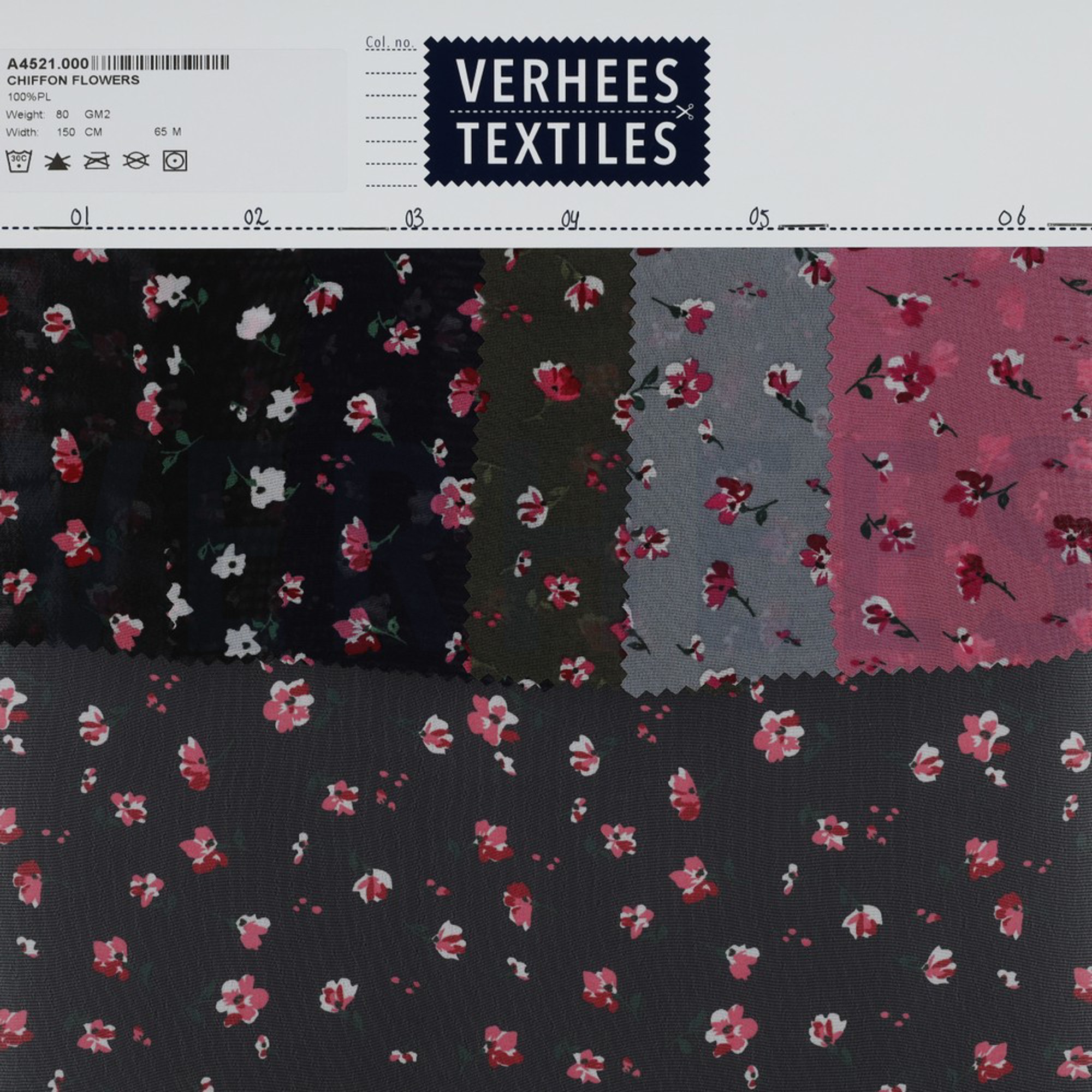 CHIFFON FLOWERS GREY (high resolution) #4